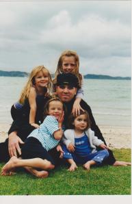 Mark and his darling daughters.