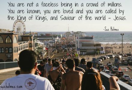 You are not a faceless being...